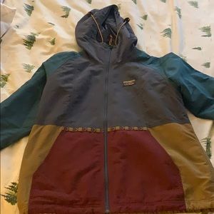 Insulated quilted multi-block jacket